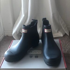 Hunter women’s original Chelsea boot in black